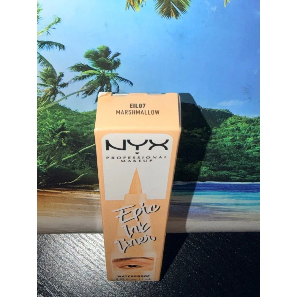 NYX Epic Ink Liner Waterproof Liquid Eyeliner Marshmallow EIL07 New